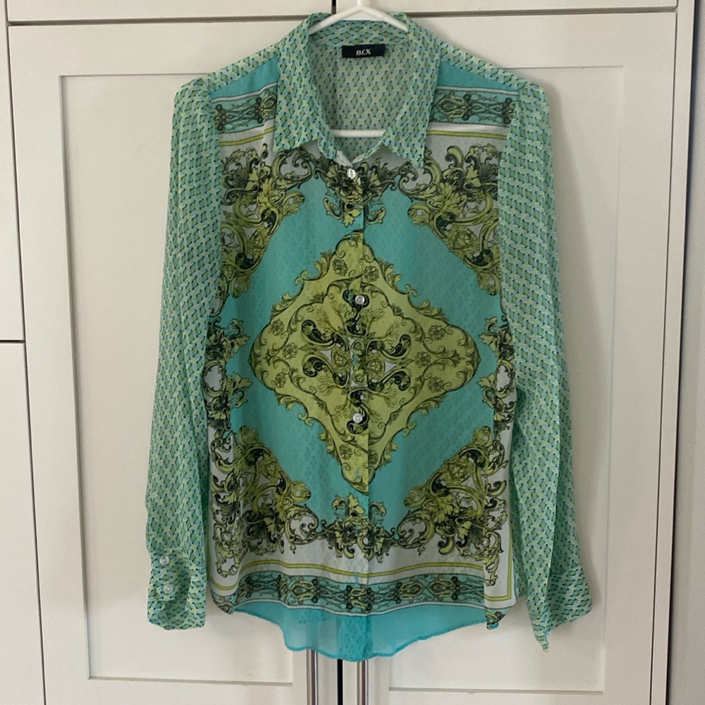 BCX Sheer Blouse